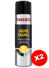 Simoniz Engine Enamel Aluminium Acrylic Spray Paint 500ml SIMVHT31D