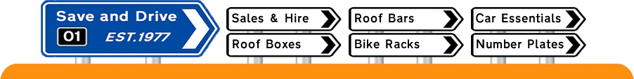 Save and Drive Automotive Car Accesories | Roof Box & Roof Bar Hire.