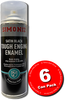 Simoniz Satin Black Tough Engine Enamel Spray Paint 500ml SIMVHT51D