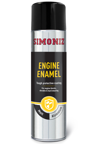 Simoniz Engine Enamel Aluminium Acrylic Spray Paint 500ml SIMVHT31D