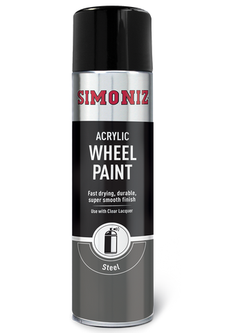 Simoniz Wheel Steel Acrylic Spray Paint 500ml SIMW51D
