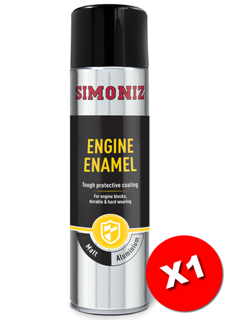 Enamel top spray paint
