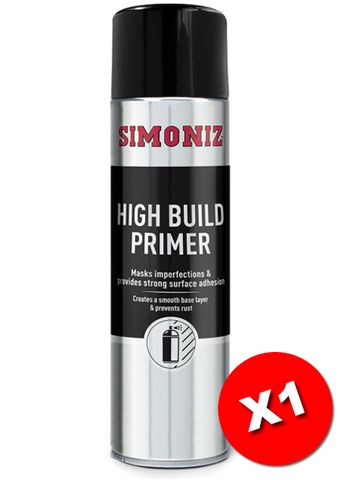 Simoniz High Build Filler Primer Acrylic Spray Paint 500ml SIMP90D