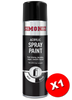 Simoniz Matt Black Acrylic Spray Paint 500ml SIMP17D