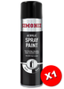 Simoniz Satin Black Acrylic Spray Paint 500ml SIMP16D