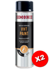 Simoniz Very High Temperature Matt Silver VHT Spray Paint 500ml SIMVHT22D